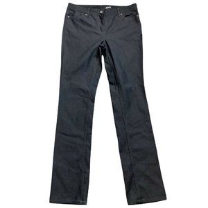 Mcdonalds Uniform Pants Womens Size 10-L Black Jeans Denim Stretch Pockets